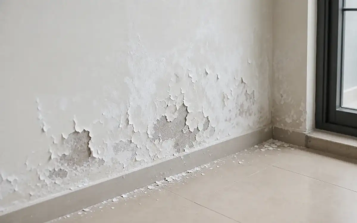 Bong tróc, phấn hoá nội thất