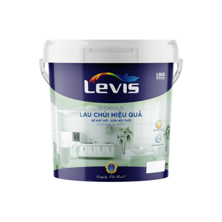LEVIS GLORIOUS CLEANABLE MATT – LAU CHÙI HIỆU QUẢ BỀ MẶT MỜ 5L