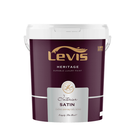 LEVIS HERITAGE INTERIOR SATIN – CHỐNG BÁM BỤI SIÊU BÓNG 18L