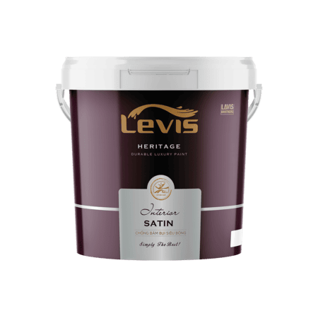 LEVIS HERITAGE INTERIOR SATIN – CHỐNG BÁM BỤI SIÊU BÓNG 5L