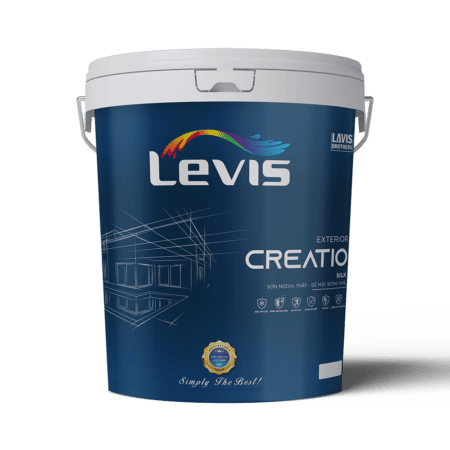 LEVIS CREATIO EXTERIOR SILK – SƠN NGOẠI THẤT BỀ MẶT BÓNG NHẸ 18L
