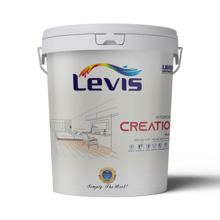 LEVIS CREATIO INTERIOR SILK – SƠN NỘI THẤT BỀ MẶT BÓNG NHẸ 18L