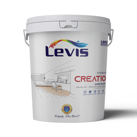 LEVIS CREATIO SUPER WHITE - TRẮNG HƠN CẢ SIÊU TRẮNG 18L