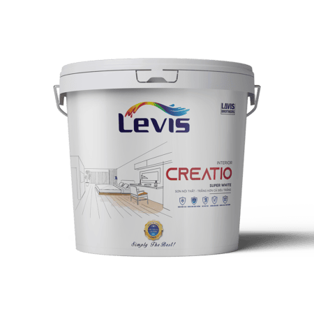LEVIS CREATIO SUPER WHITE - TRẮNG HƠN CẢ SIÊU TRẮNG 5L