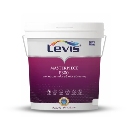 LEVIS MASTERPIECE E300 - SƠN NGOẠI THẤT BỀ MẶT BÓNG NHẸ