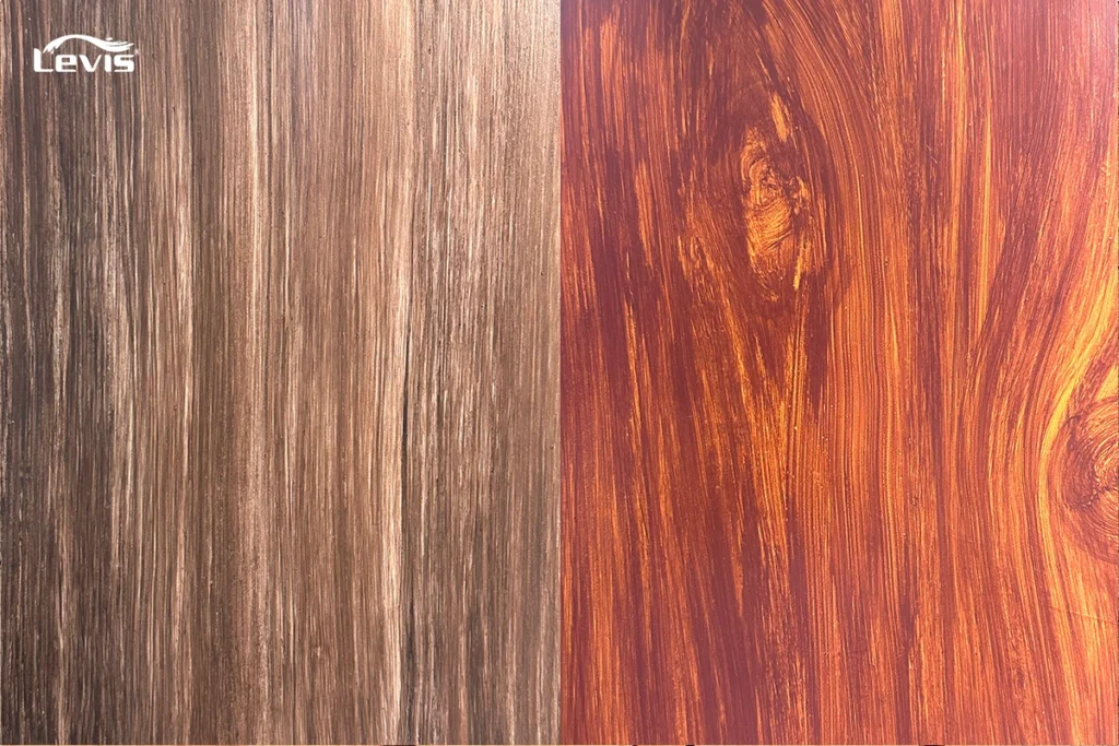 Mẫu sơn hiệu ứng vân gỗ có tại Levis Paints