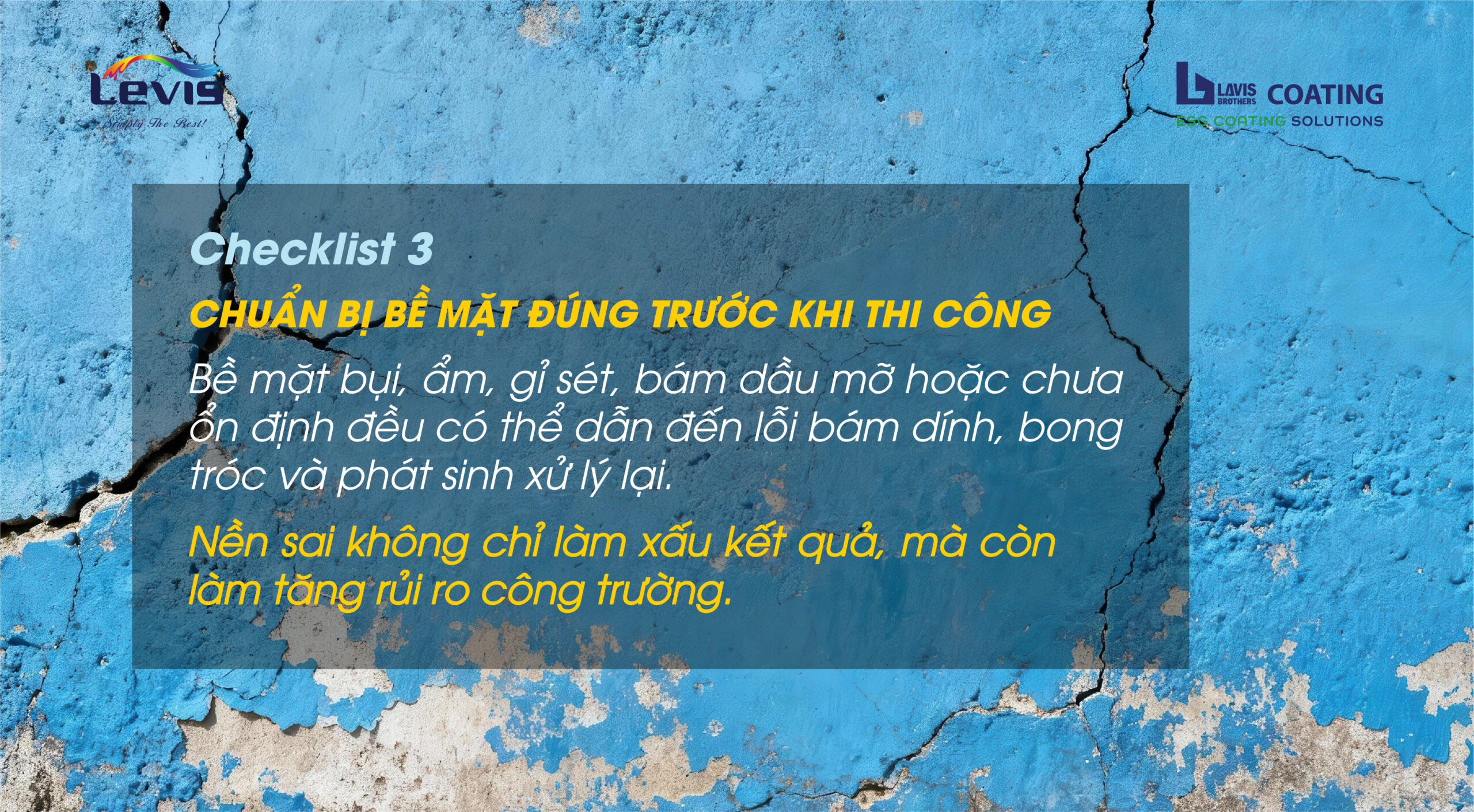 An toàn thi công bắt đầu từ lựa chọn hệ sơn đúng