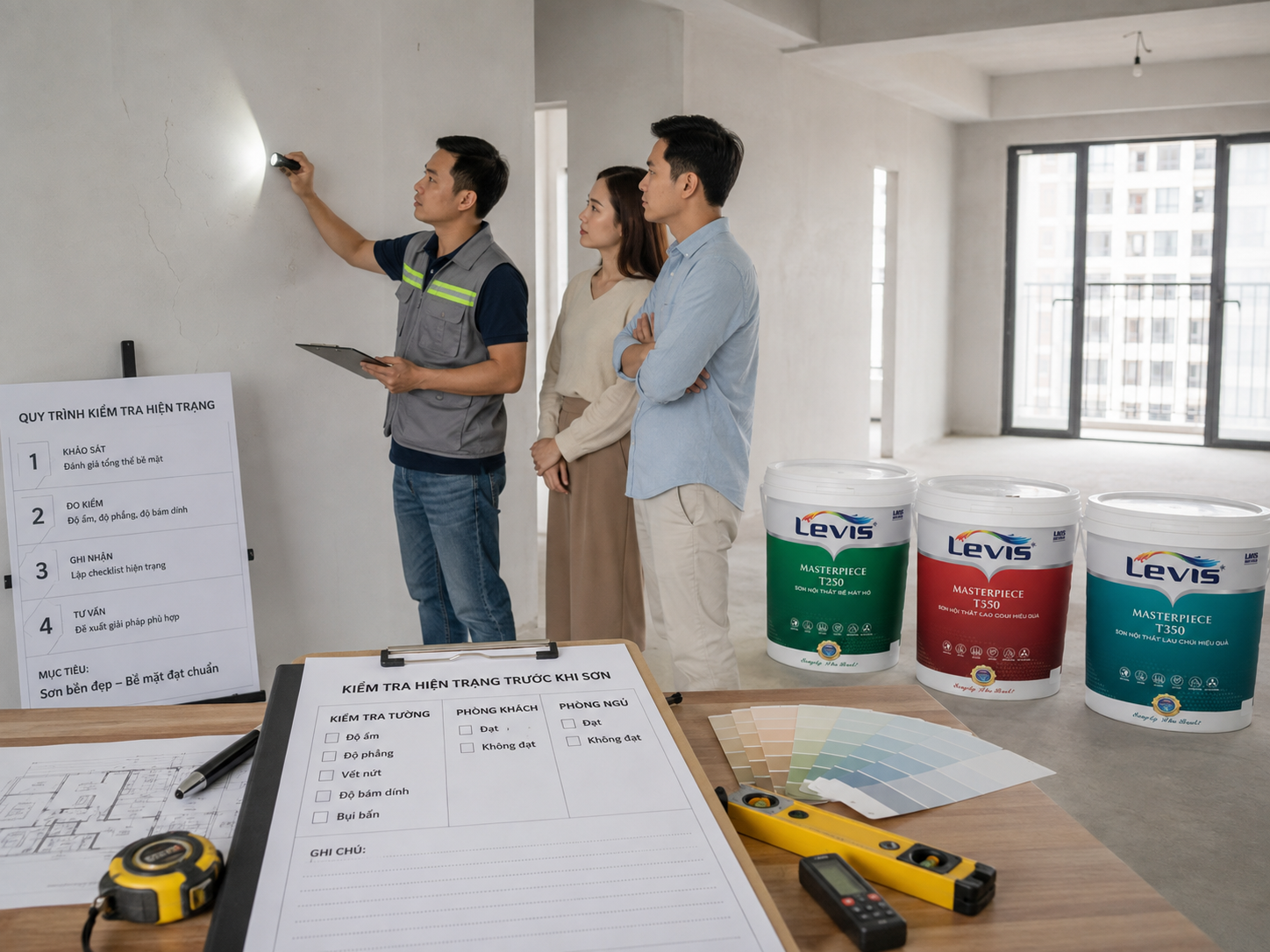 Checklist chọn sơn theo công năng từng khu vực