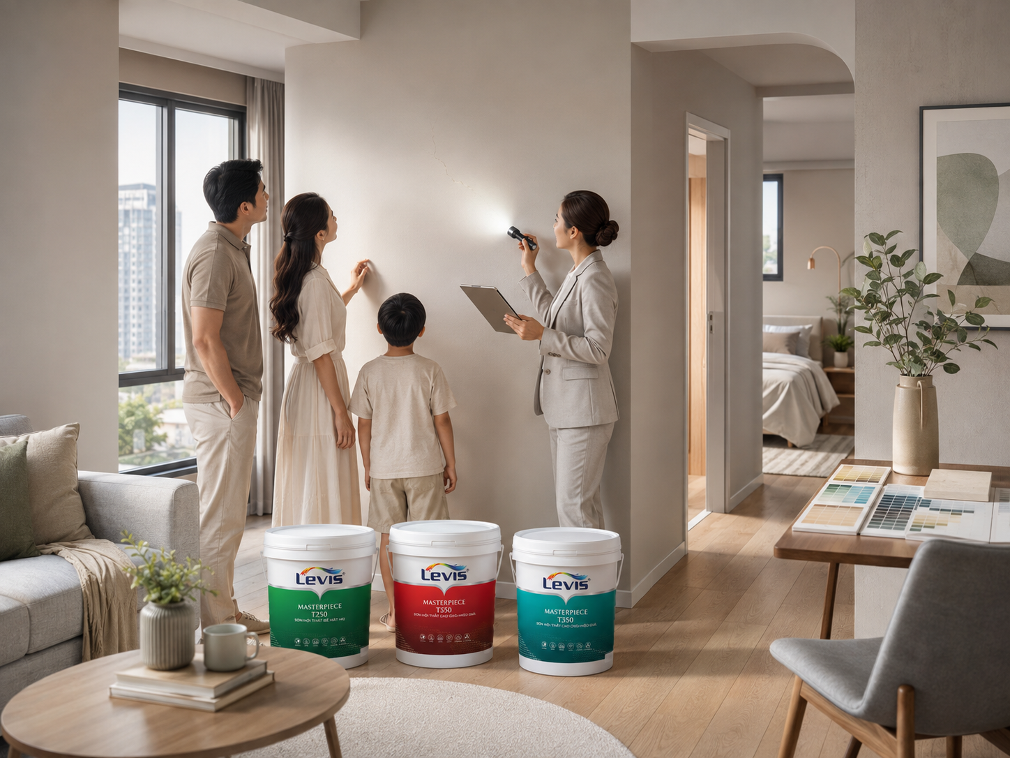 Tư vấn sơn nội thất theo nhu cầu từng phòng