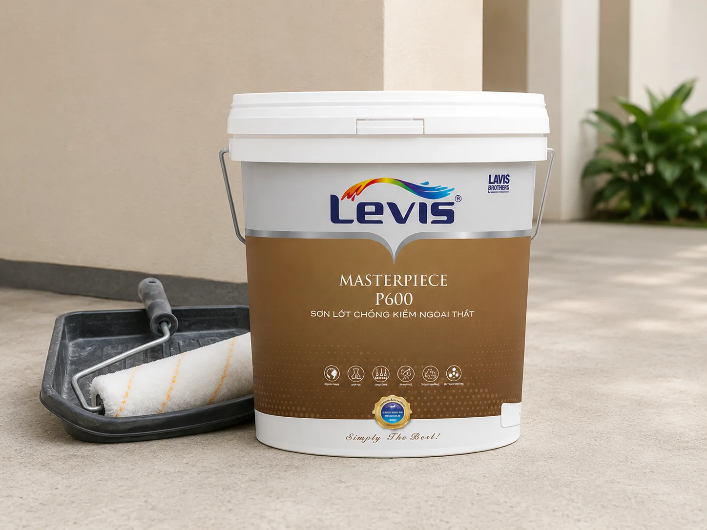 Sơn lót ngoại thất Levis Masterpiece P600