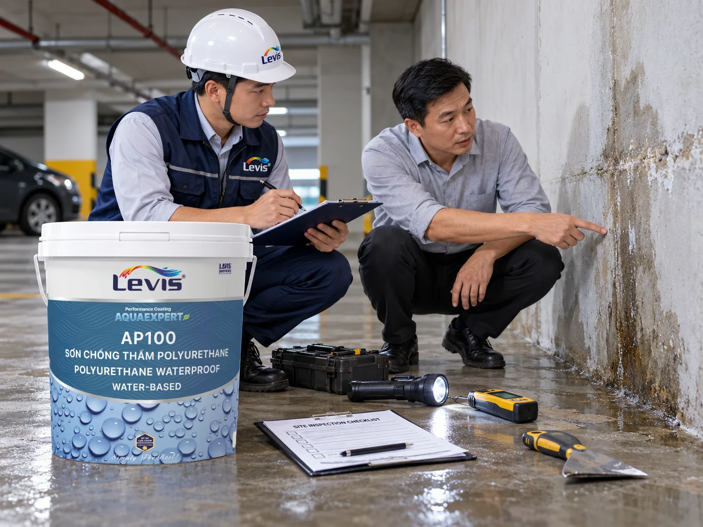 Trao đổi vị trí và diễn biến vùng tường ẩm